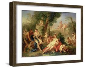 Bacchus and Ariadne, 1742-7-Charles Joseph Natoire-Framed Giclee Print