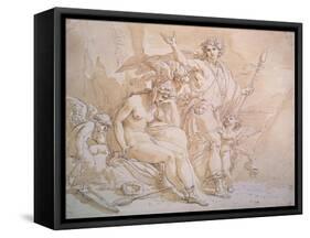 Bacchus and Ariadne, 1780S-Giuseppe Cades-Framed Stretched Canvas