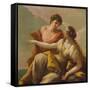 Bacchus and Ariadne, c.1720-Giovanni Antonio Pellegrini-Framed Stretched Canvas