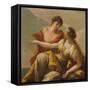 Bacchus and Ariadne, c.1720-Giovanni Antonio Pellegrini-Framed Stretched Canvas