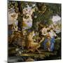 Bacchus and Ariadne, Decorative Detail from Storied Tile-Carmine Gentile-Mounted Giclee Print