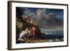 Bacchus and Ariadne on the Island of Naxos, 17th Century-Cornelis van Poelenburgh-Framed Giclee Print