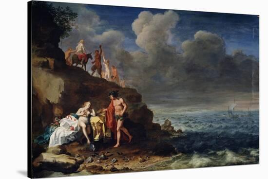 Bacchus and Ariadne on the Island of Naxos, 17th Century-Cornelis van Poelenburgh-Stretched Canvas