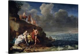 Bacchus and Ariadne on the Island of Naxos, 17th Century-Cornelis van Poelenburgh-Stretched Canvas