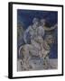 Bacchus and Ariadne Seated on a Leopard-Théodore Géricault-Framed Giclee Print