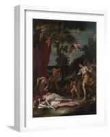 Bacchus and Ariadne, Um 1700-Sebastiano Ricci-Framed Giclee Print