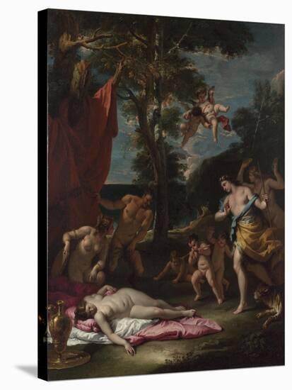 Bacchus and Ariadne, Um 1700-Sebastiano Ricci-Stretched Canvas