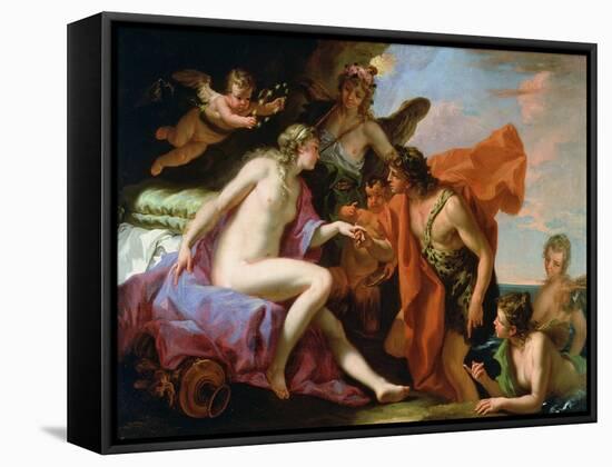 Bacchus and Ariadne-Sebastiano Ricci-Framed Stretched Canvas