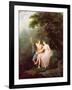 Bacchus and Ariadne-Jacques Antoine Vallin-Framed Giclee Print