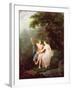 Bacchus and Ariadne-Jacques Antoine Vallin-Framed Giclee Print