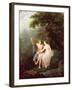 Bacchus and Ariadne-Jacques Antoine Vallin-Framed Giclee Print