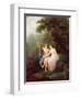 Bacchus and Ariadne-Jacques Antoine Vallin-Framed Giclee Print