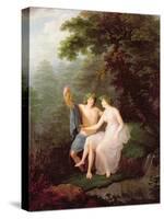 Bacchus and Ariadne-Jacques Antoine Vallin-Stretched Canvas