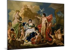 Bacchus and Ariadne-Francesco Solimena-Mounted Giclee Print