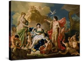 Bacchus and Ariadne-Francesco Solimena-Stretched Canvas