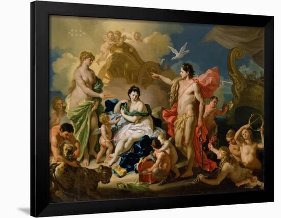 Bacchus and Ariadne-Francesco Solimena-Framed Premium Giclee Print