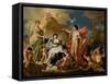 Bacchus and Ariadne-Francesco Solimena-Framed Stretched Canvas