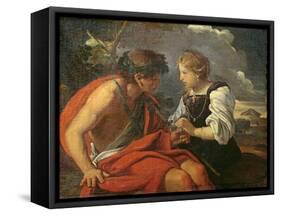 Bacchus and Ariadne-Pier Francesco Mola-Framed Stretched Canvas