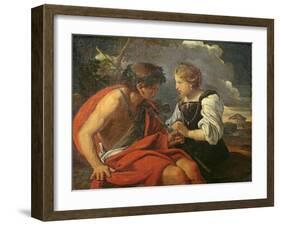 Bacchus and Ariadne-Pier Francesco Mola-Framed Giclee Print