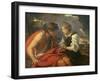 Bacchus and Ariadne-Pier Francesco Mola-Framed Giclee Print