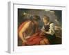 Bacchus and Ariadne-Pier Francesco Mola-Framed Giclee Print