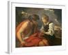 Bacchus and Ariadne-Pier Francesco Mola-Framed Giclee Print