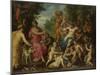 Bacchus and Diana-Hendrik van Balen-Mounted Art Print