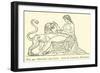 Bacchus and Lion-null-Framed Giclee Print