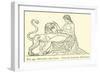 Bacchus and Lion-null-Framed Giclee Print