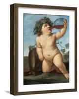 Bacchus As a Boy-Guido Reni-Framed Giclee Print