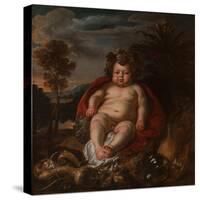 Bacchus as a Child-Jacob Jordaens-Stretched Canvas