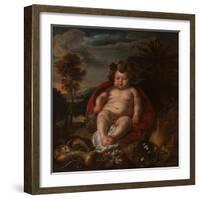 Bacchus as a Child-Jacob Jordaens-Framed Giclee Print