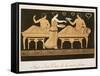 Bacchus' Banquet, Table 38 from 'Collection Des Vases Grecs, Volume Ii', Published 1813-24-Alexandre De Laborde-Framed Stretched Canvas