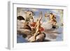 Bacchus Carrying Ariadne's Crown into Heaven, a Gift from Venus-Jean Boulanger-Framed Giclee Print