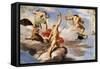 Bacchus Carrying Ariadne's Crown into Heaven, a Gift from Venus-Jean Boulanger-Framed Stretched Canvas