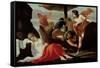 Bacchus Discovering Ariadne on Naxos-Louis Le Nain-Framed Stretched Canvas