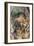 Bacchus. Engraving by G. Dore. Colored-Gustave Doré-Framed Giclee Print