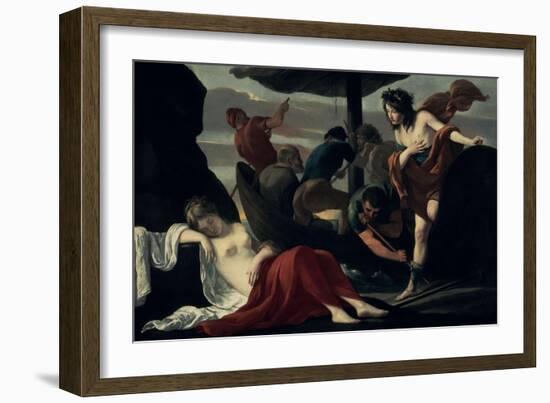 Bacchus et Ariane-Louis Le Nain-Framed Giclee Print