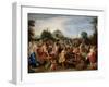 Bacchus Procession, 17th Century-Frans Francken II-Framed Giclee Print