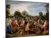 Bacchus Procession, 17th Century-Frans Francken II-Mounted Giclee Print