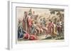 Bacchus' Rites or Triumph, Book III, Illustration from Ovid's Metamorphoses, Florence, 1832-Luigi Ademollo-Framed Giclee Print