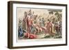 Bacchus' Rites or Triumph, Book III, Illustration from Ovid's Metamorphoses, Florence, 1832-Luigi Ademollo-Framed Giclee Print