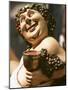 Bacchus, Roman God of Wine, Painted Wooden Figure-Joerg Lehmann-Mounted Photographic Print
