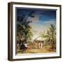 Bacchus Transforming Anio'S, King of Delos, Daughters into Doves-Jean Boulanger-Framed Giclee Print