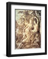 Bacchus, Venus and Ceres, circa 1606-Hendrik Goltzius-Framed Giclee Print