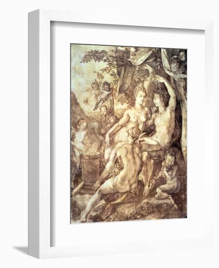 Bacchus, Venus and Ceres, circa 1606-Hendrik Goltzius-Framed Giclee Print