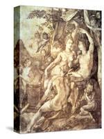 Bacchus, Venus and Ceres, circa 1606-Hendrik Goltzius-Stretched Canvas