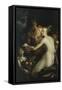 Bacchus, Venus and Cupid-Hans von Aachen-Framed Stretched Canvas