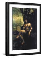 Bacchus-Leonardo da Vinci-Framed Art Print