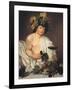 Bacchus-Caravaggio-Framed Art Print